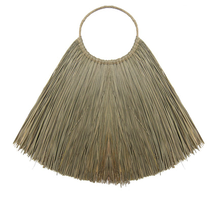 Large Seagrass Fan Wall Decor - Natural - DuvetDay.co.uk