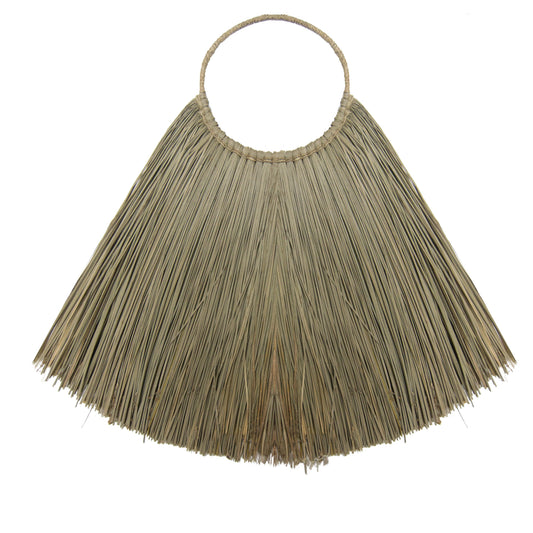 Large Seagrass Fan Wall Decor - Natural - DuvetDay.co.uk