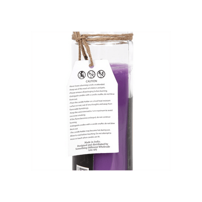 Lavender 'Prosperity' Spell Tube Candle - DuvetDay.co.uk