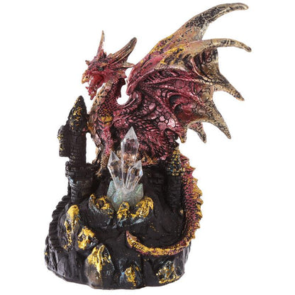 LED Crystal Castle Collectable Dragon Figurine - DuvetDay.co.uk