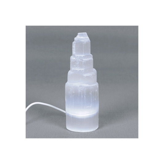 LED Selenite Mountain Lamp - DuvetDay.co.uk