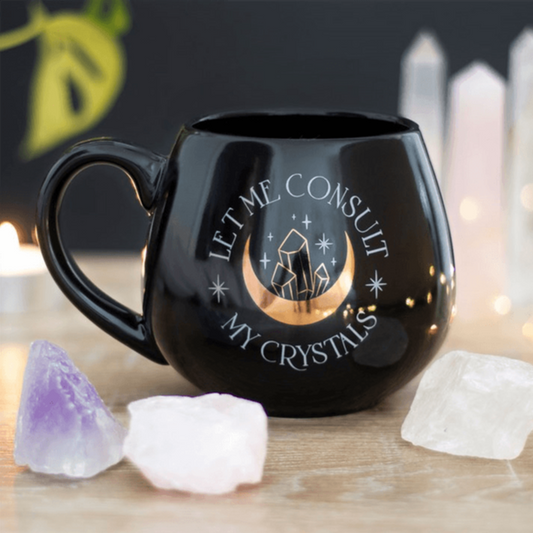 Let Me Consult My Crystals Rounded Mug - DuvetDay.co.uk