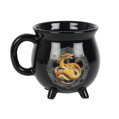 Litha Colour Changing Cauldron Mug by Anne Stokes - DuvetDay.co.uk