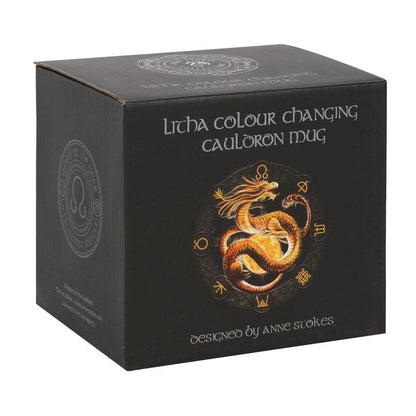 Litha Colour Changing Cauldron Mug by Anne Stokes - DuvetDay.co.uk