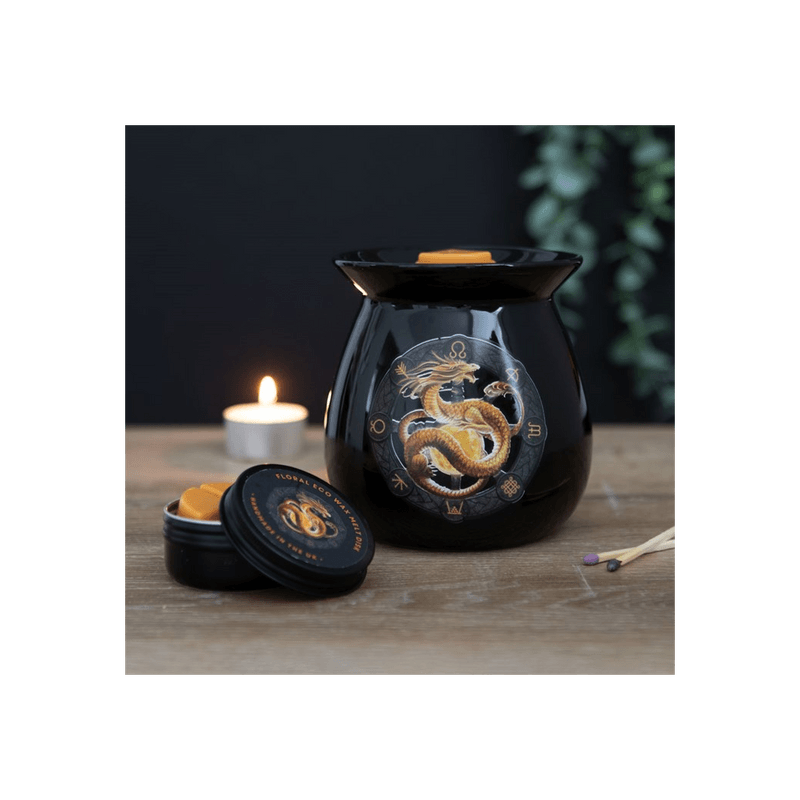 Litha Wax Melt Burner Gift Set by Anne Stokes - DuvetDay.co.uk