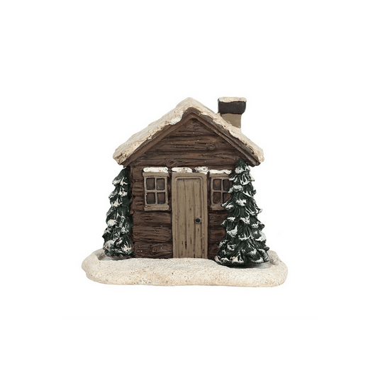 Log Cabin Incense Cone Burner - DuvetDay.co.uk