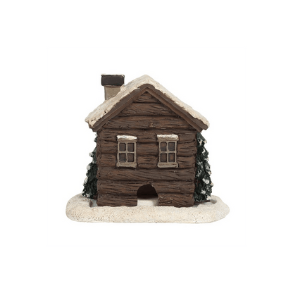 Log Cabin Incense Cone Burner - DuvetDay.co.uk