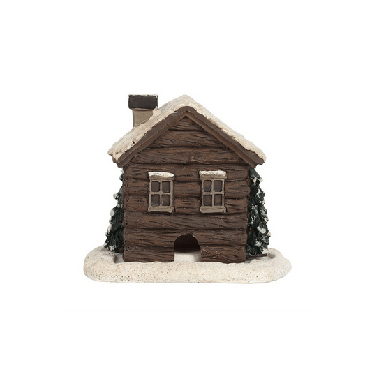 Log Cabin Incense Cone Burner - DuvetDay.co.uk