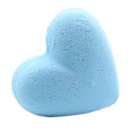 Love Heart Bath Bomb 70g - Baby Powder - 5 Pack - DuvetDay.co.uk