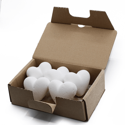 Love Heart Bath Bomb 70g - Coconut - 5 Pack - DuvetDay.co.uk