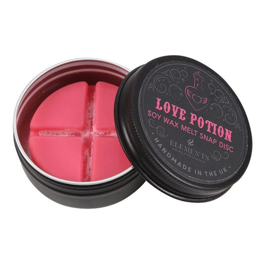 Love Potion Soy Wax Snap Disc - DuvetDay.co.uk