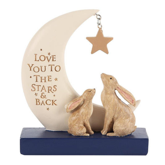 Love You To The Stars and Back Resin Decorative Sign - DuvetDay.co.uk