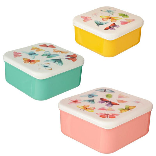 Lunch Boxes Set of 3 (M/L/XL) - Butterfly House Pick of the Bunch - DuvetDay.co.uk