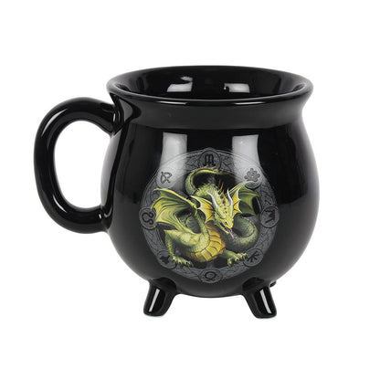 Mabon Colour Changing Cauldron Mug by Anne Stokes - DuvetDay.co.uk