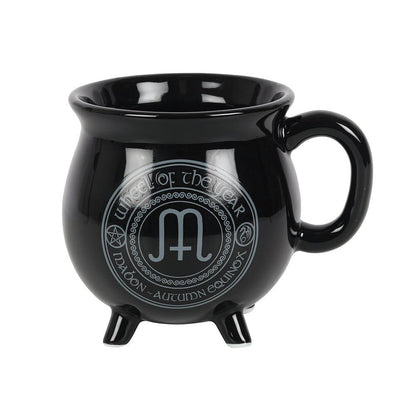 Mabon Colour Changing Cauldron Mug by Anne Stokes - DuvetDay.co.uk
