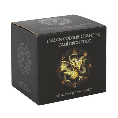 Mabon Colour Changing Cauldron Mug by Anne Stokes - DuvetDay.co.uk