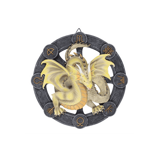 Mabon Dragon Resin Wall Plaque by Anne Stokes - DuvetDay.co.uk