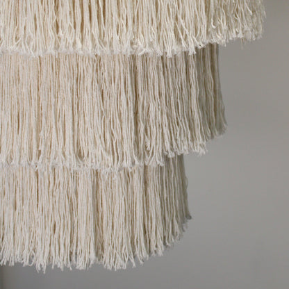 Macrame Soft Chandelier - Natural - DuvetDay.co.uk