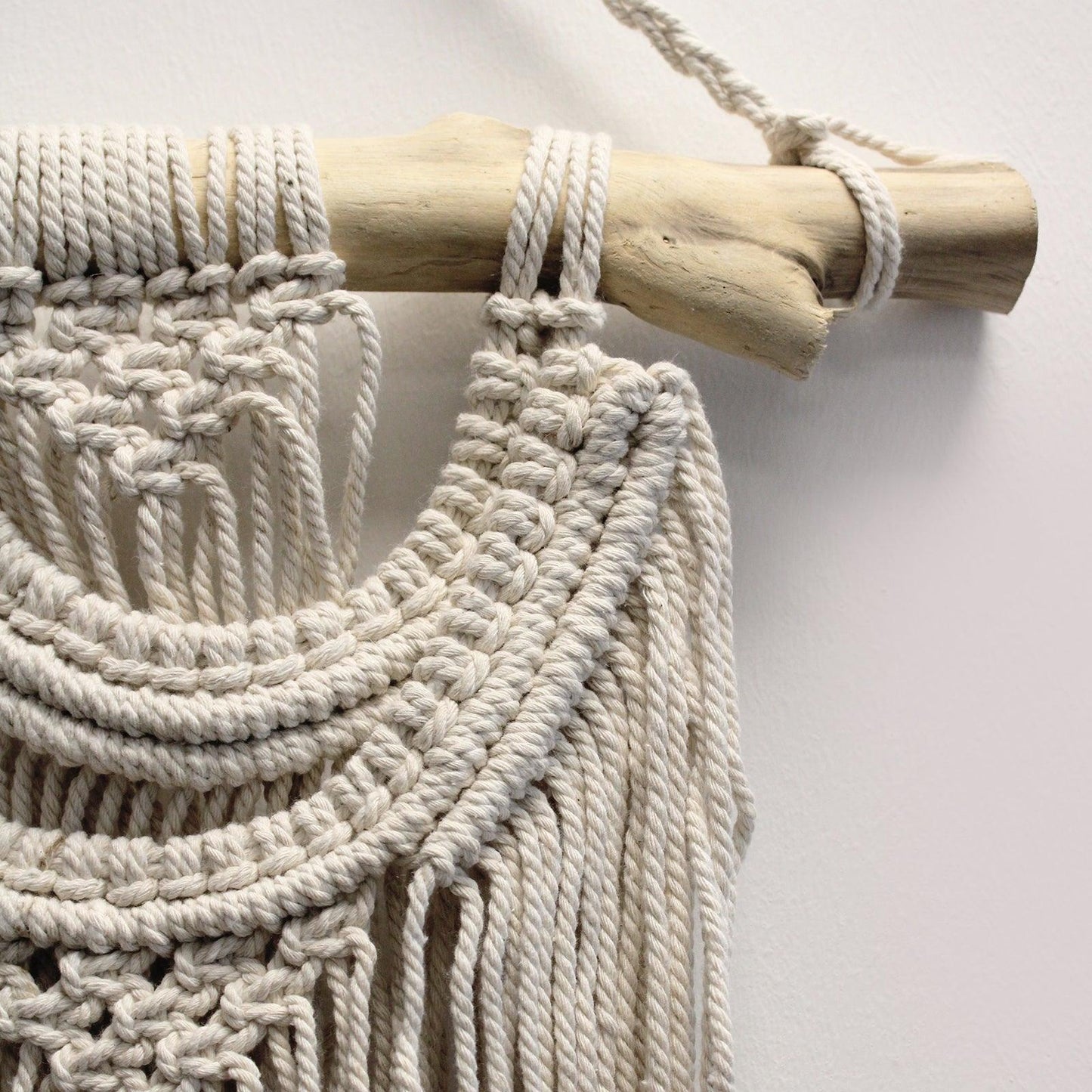 Macrame Wall Hanging - Two Waves - DuvetDay.co.uk