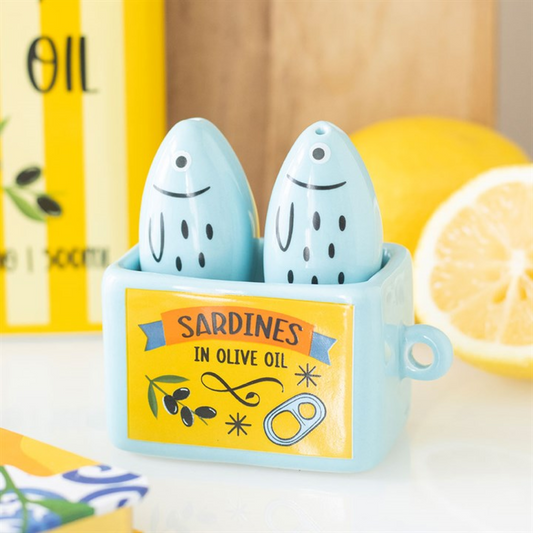 Sardine Salt and Pepper Shakers