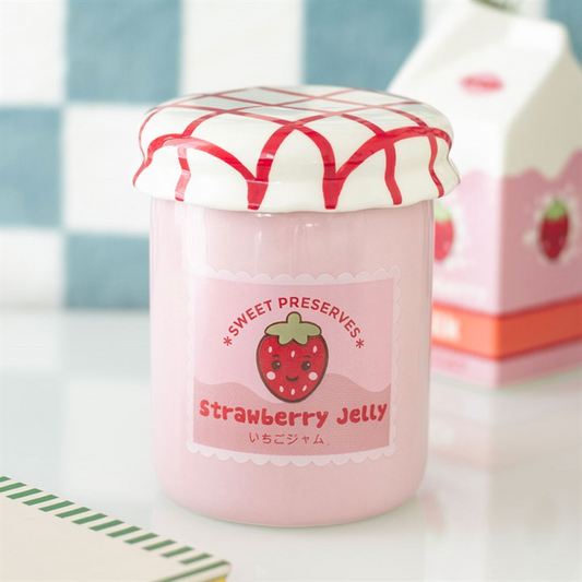 Strawberry Jelly Jar Oil Burner and Wax Warmer