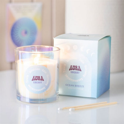 Aura Energy Ocean Breeze Iridescent Candle