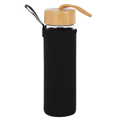 Mandala Reusable Glass Water Bottle - DuvetDay.co.uk