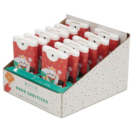 Maneki Neko Lucky Cat Spray Hand Sanitisers - DuvetDay.co.uk