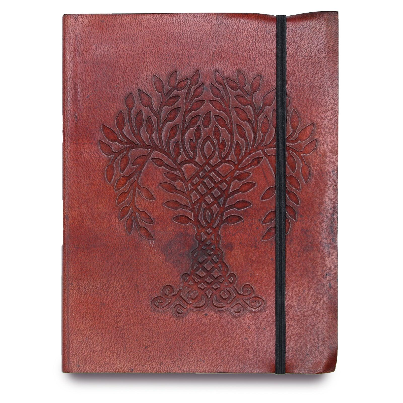 Medium Notebook with strap - Tree of Life - DuvetDay.co.uk