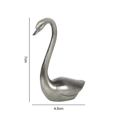 Metal Swan Ring Holder - DuvetDay.co.uk