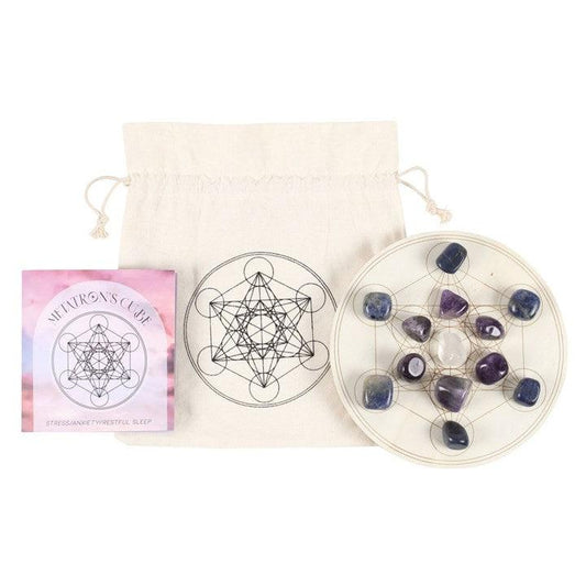 Metatron's Cube Crystal Grid Set - DuvetDay.co.uk