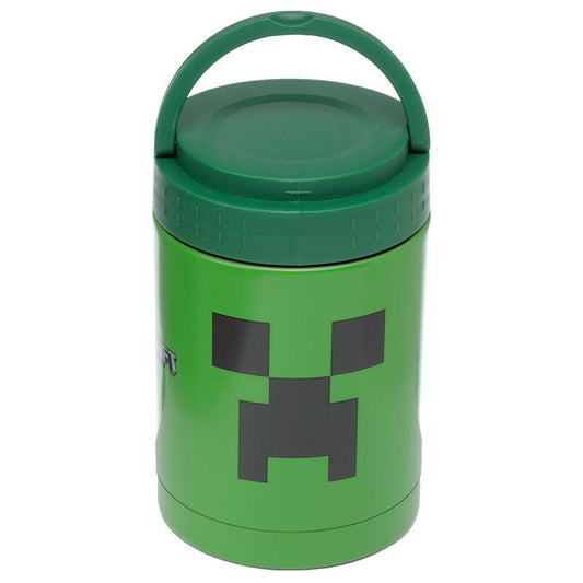 Minecraft Creeper Stainless Steel Insulated Food Snack/Lunch Pot 500ml