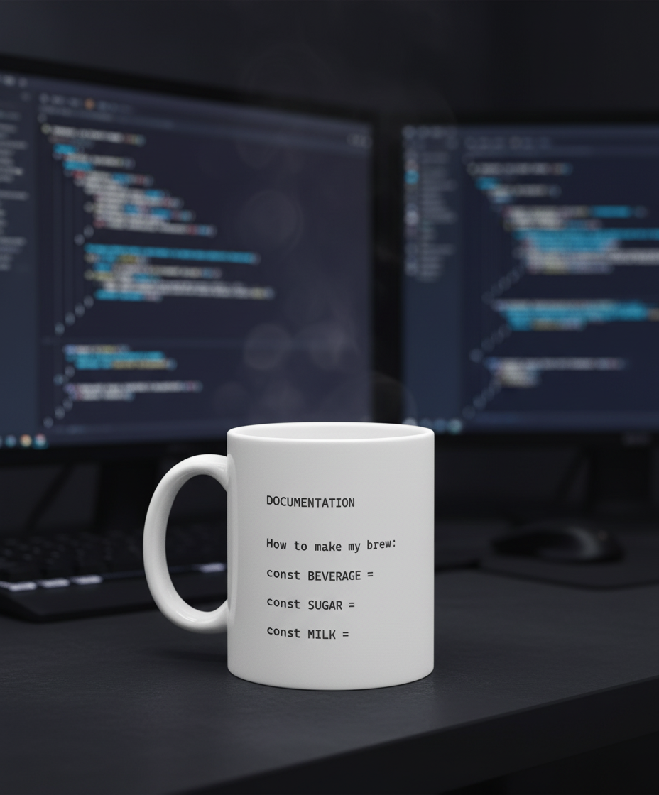Coder Programmer Coffee Mug. Gift for developer or software engineer