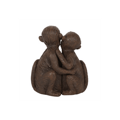 Monkey Couple Ornament - DuvetDay.co.uk