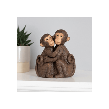 Monkey Couple Ornament - DuvetDay.co.uk