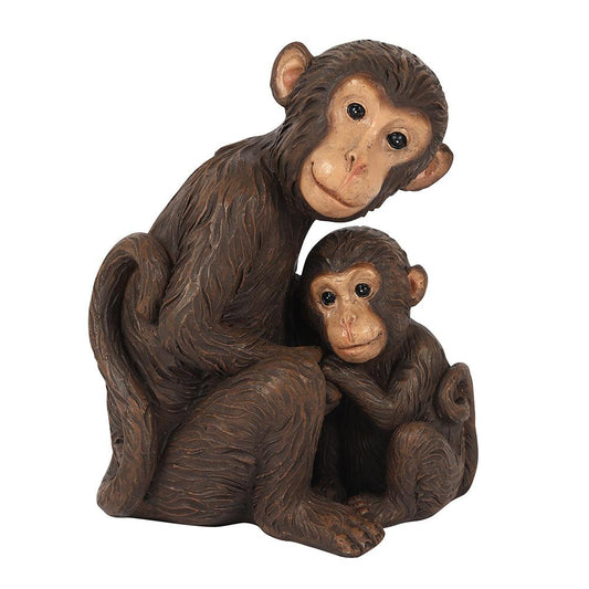 Monkey Mother and Baby Ornament - DuvetDay.co.uk