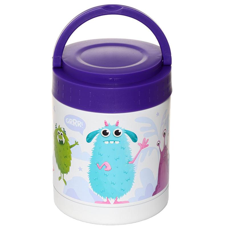 Monstarz Monster Stainless Steel Insulated Food Snack/Lunch Pot 400ml - DuvetDay.co.uk