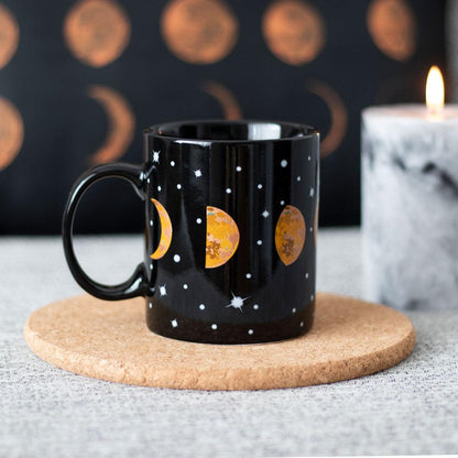 Moon Phases Ceramic Mug - DuvetDay.co.uk