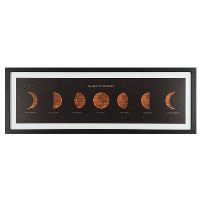 Moon Phases Print in Frame - DuvetDay.co.uk