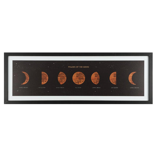 Moon Phases Print in Frame - DuvetDay.co.uk