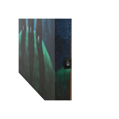 Moon Shadows Light Up Canvas Plaque by Lisa Parker - DuvetDay.co.uk