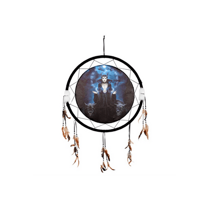 Moon Witch Dreamcatcher by Anne Stokes - DuvetDay.co.uk