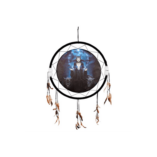 Moon Witch Dreamcatcher by Anne Stokes - DuvetDay.co.uk
