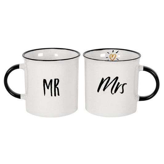 Mr and Mrs Mug Set - DuvetDay.co.uk