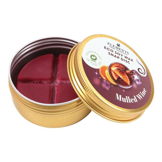 Mulled Wine Soy Wax Snap Disc - DuvetDay.co.uk