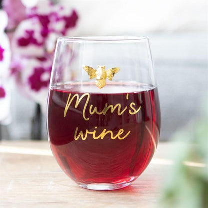 Mum's Wine Stemless Wine Glass - DuvetDay.co.uk