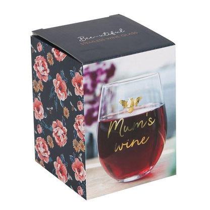 Mum's Wine Stemless Wine Glass - DuvetDay.co.uk