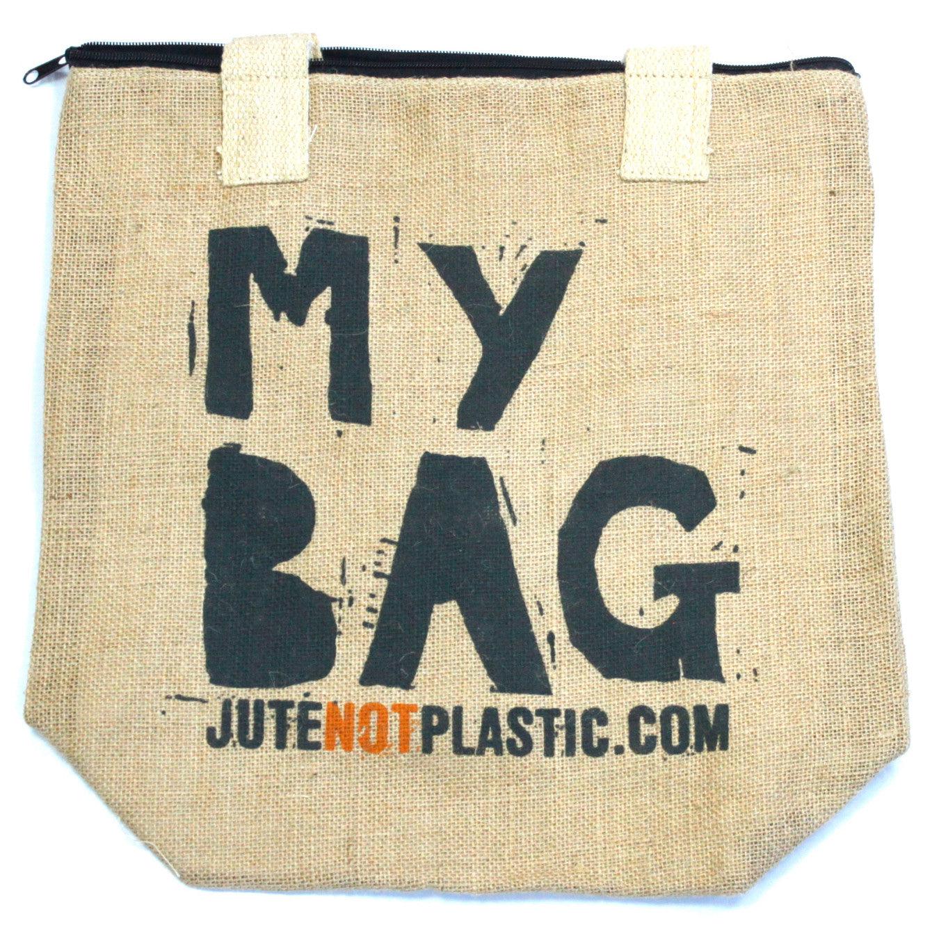 My Bag - Eco Jute Bag - DuvetDay.co.uk