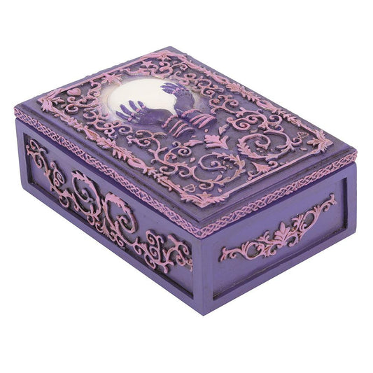 Mystical Crystal Ball Resin Storage Box - DuvetDay.co.uk