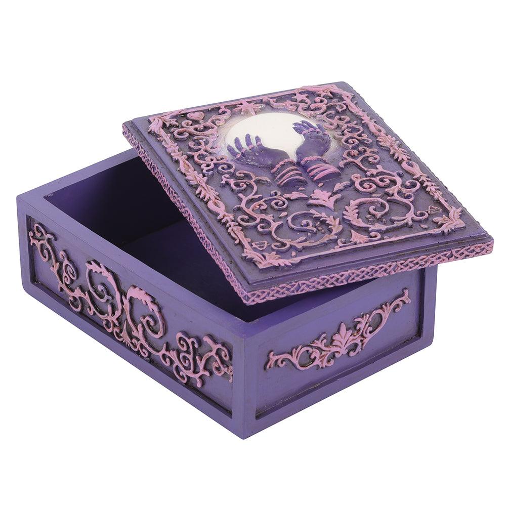Mystical Crystal Ball Resin Storage Box - DuvetDay.co.uk